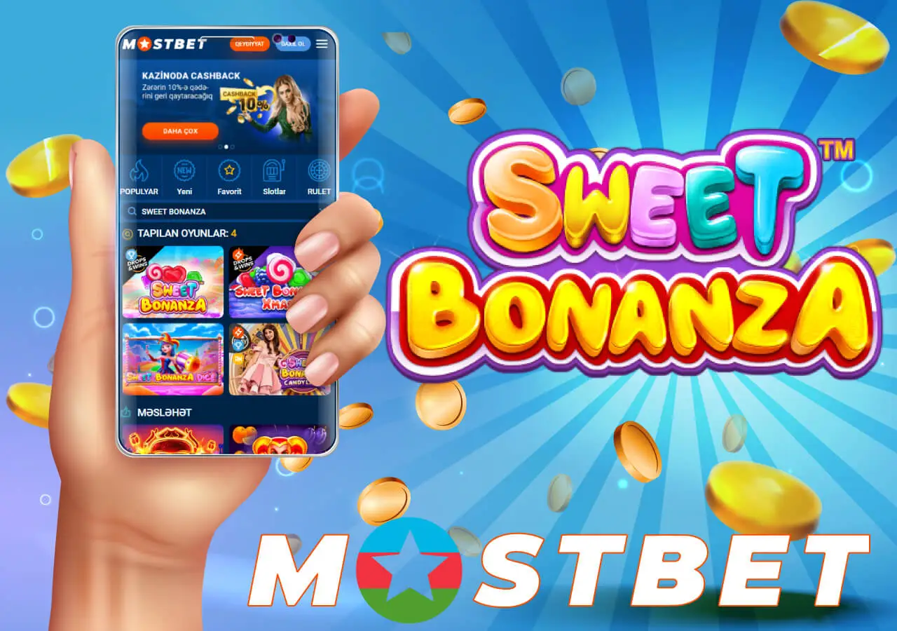 Mostbet kazinosunda Sweet Bonanza oyununa baxış